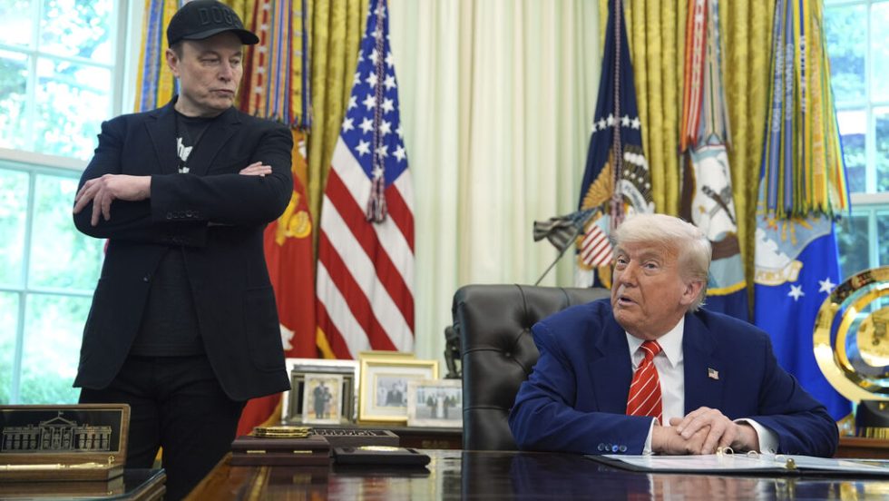 trump - elon musk